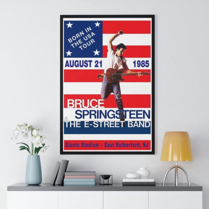 Bruce Springsteen - Born In The Usa Tour - Concert Poster For Home Decor Gift 2