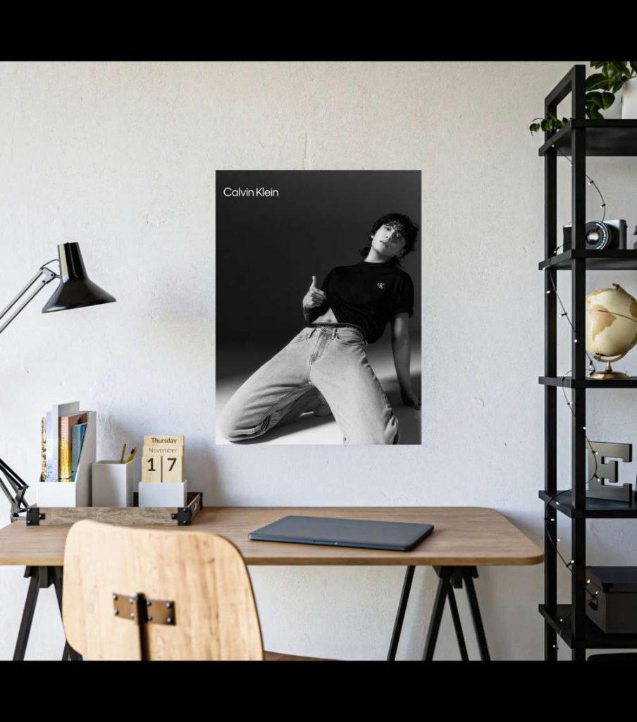 Bts Jungkook Calvin Klein Poster For Home Decor Gift 6