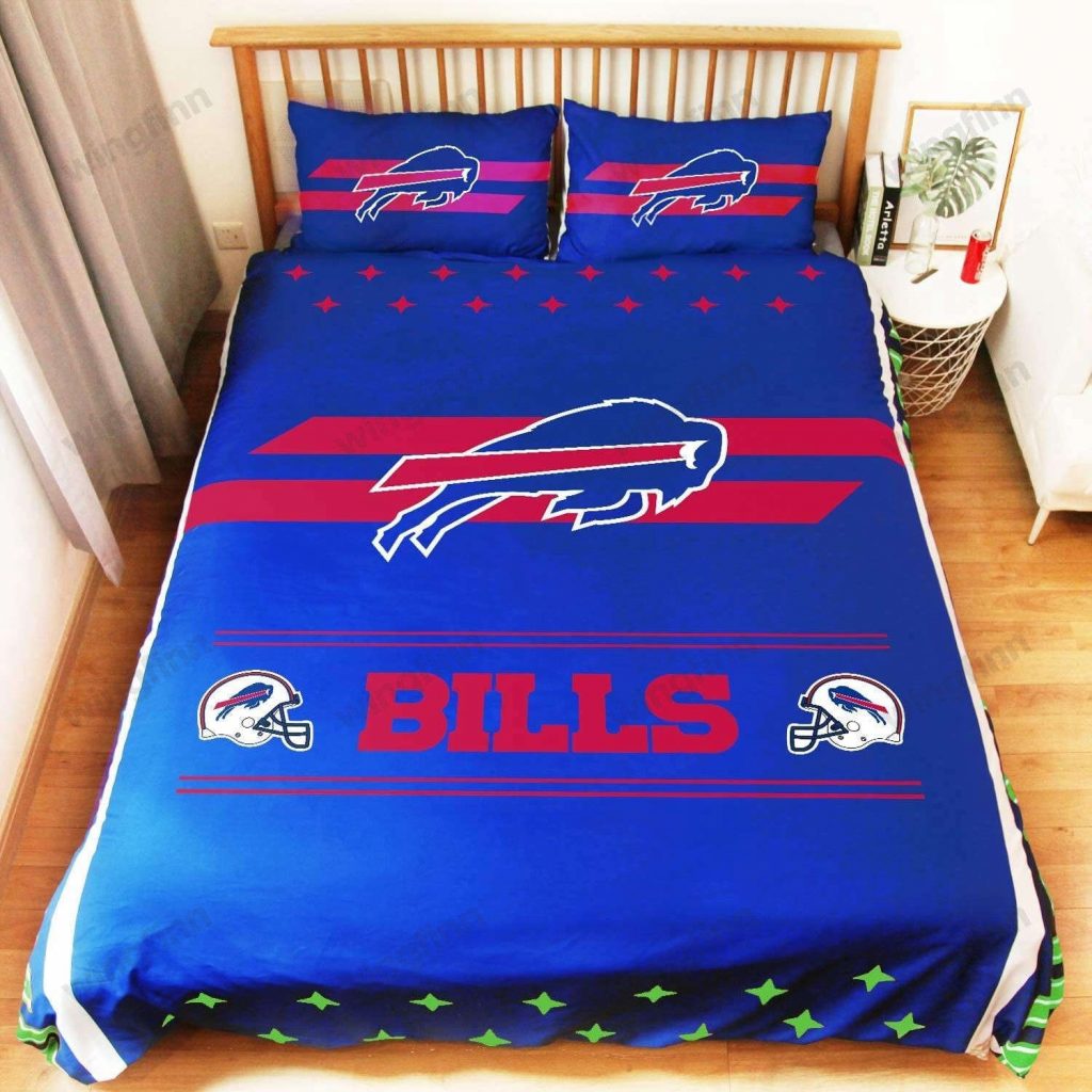 Buffalo Bills 3Pcs Bedding Set Gift For Fans - Fan Gift: Duvet Cover &Amp; Pillow Cases 1776 2