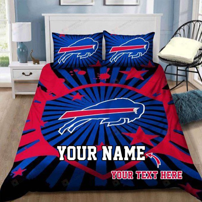 Custom Buffalo Bills 73 Football Bedding Set Gift For Fans - Perfect Gift For Fans! 1
