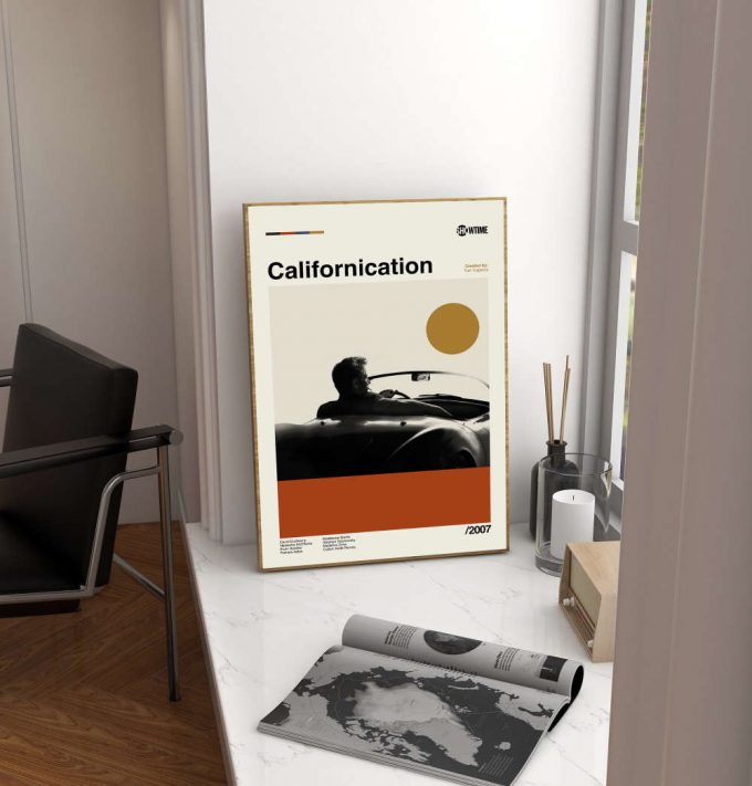 Californication Poster For Home Decor Gift - Tom Kapinos - Retro Movie Poster For Home Decor Gift - Minimalist Art - Vintage Poster For Home Decor Gift - Modern Art - Wall Decor - Home Decor 2