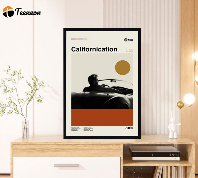 Californication Poster For Home Decor Gift - Tom Kapinos - Retro Movie Poster For Home Decor Gift - Minimalist Art - Vintage Poster For Home Decor Gift - Modern Art - Wall Decor - Home Decor 1