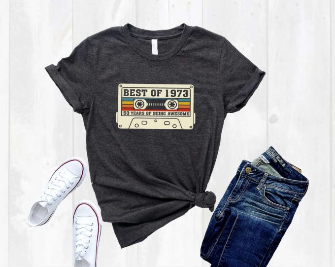 Vintage Cassette Tape Birthday Shirt Best Of 1973 1983 90S Country Music Tee 80S Cassette Tapes &Amp; Country Music Birthday Shirt 3