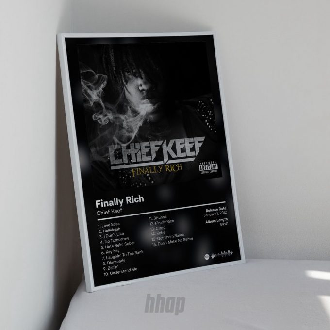 Chief Keef - Finally Rich - Album Poster For Home Decor Gift 2
