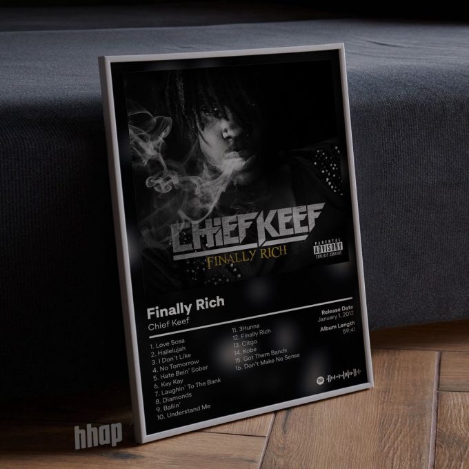 Chief Keef - Finally Rich - Album Poster For Home Decor Gift 4