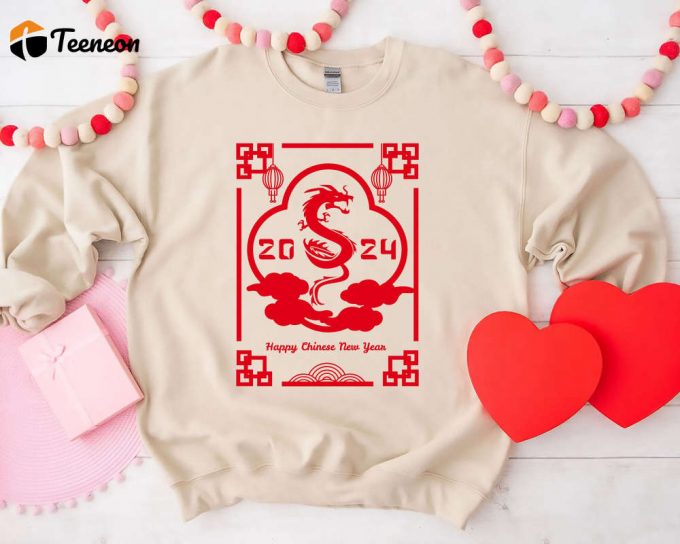 Golden Dragon Shirt - Chinese &Amp;Amp; Vietnamese New Year Tee 2024 1