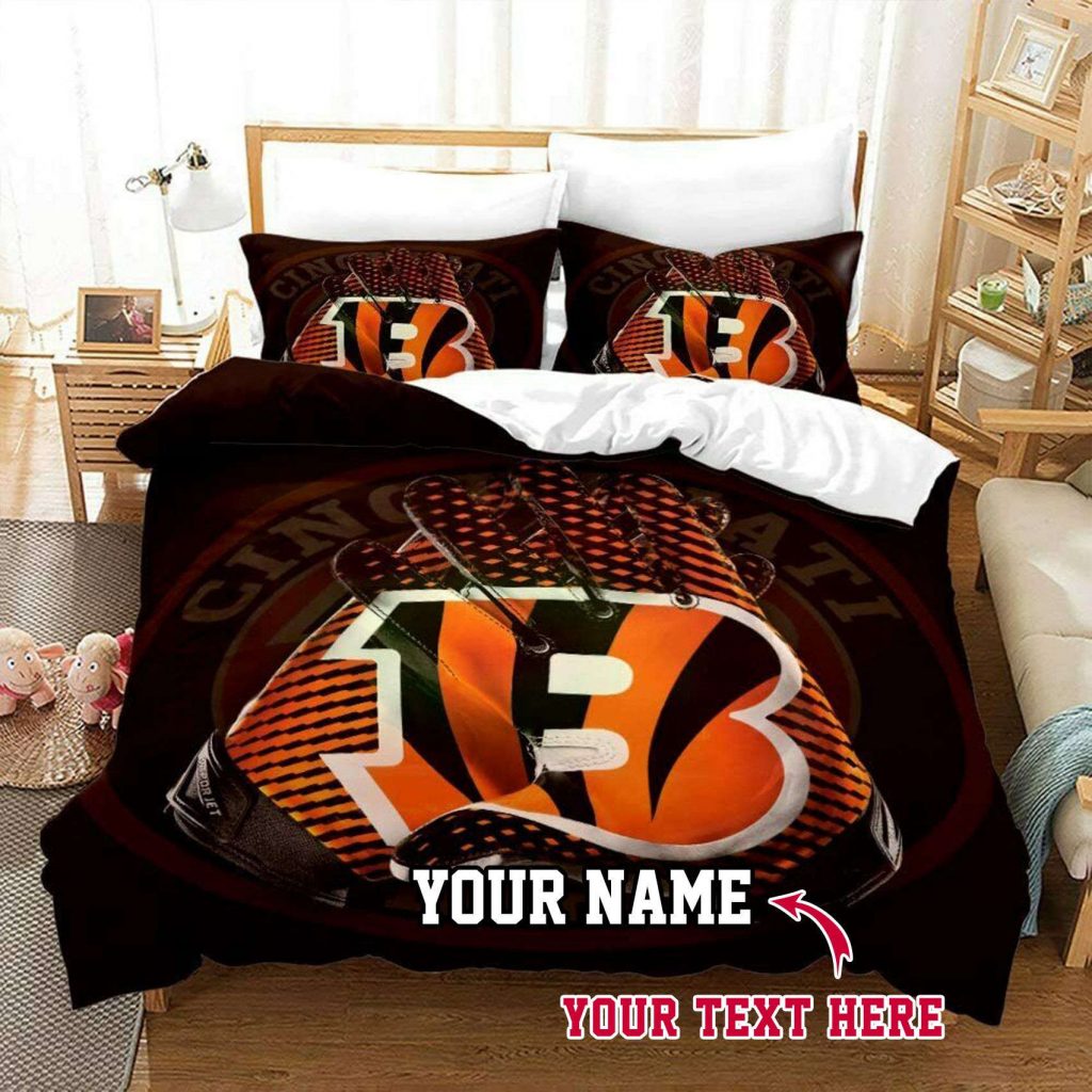Cincinnati Bengals 71 Football Personalized Bedding Set Gift For Fans - Perfect Gift For Fans! 2