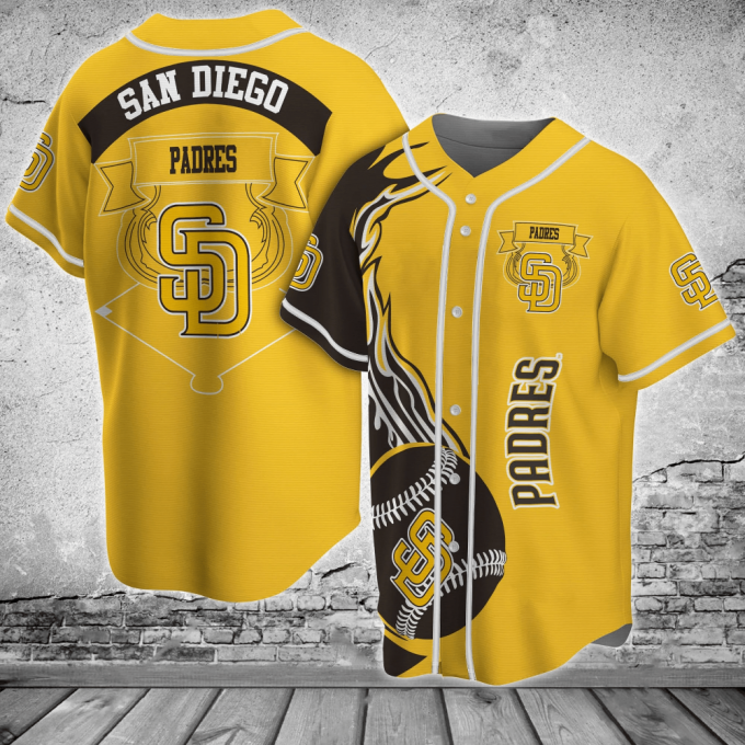 Classic San Diego Padres Mlb Baseball Jersey Shirt 2