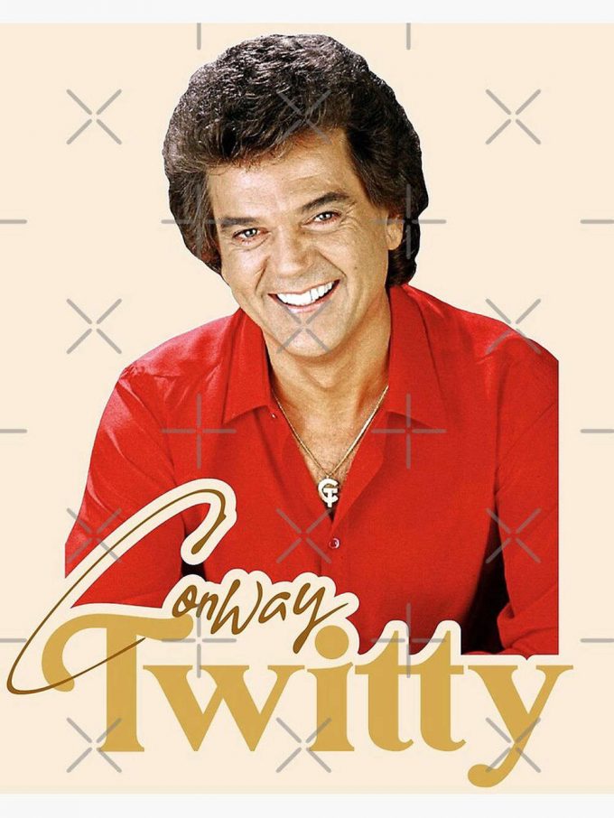 Conway Twitty ))(( Retro Country Legend Design Premium Matte Vertical Poster For Home Decor Gift 2