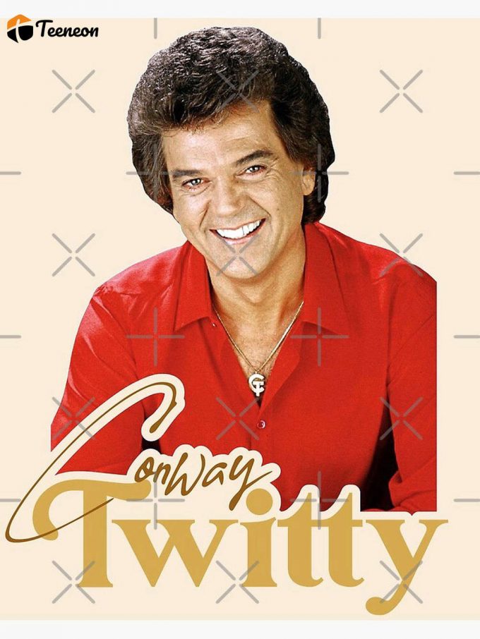 Conway Twitty ))(( Retro Country Legend Design Premium Matte Vertical Poster For Home Decor Gift 1