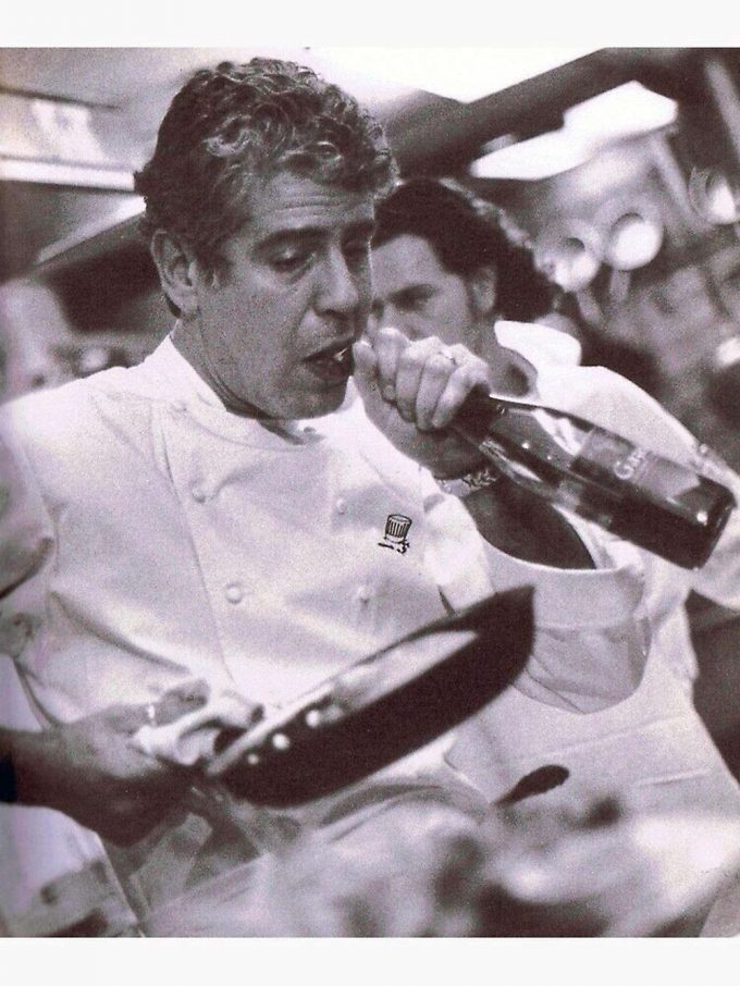 Cook And Open Beer - Anthony Bourdain Poster For Home Decor Gift Premium Matte Vertical Poster For Home Decor Gift 2