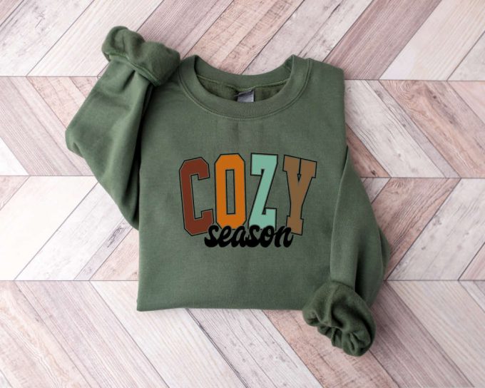 Cozy Season Sweatshirt, Thanksgiving Sweater, Fall Sweater, Most Wonderful Time Of The Year, Fall Vibes, Gift For Her, Cute Autumn Sweater 2