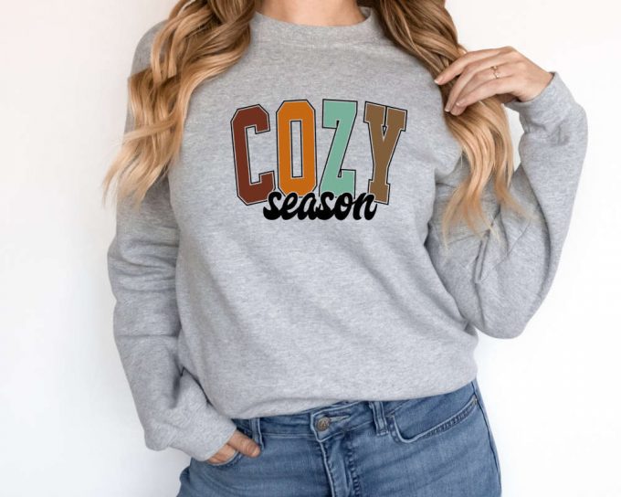 Cozy Season Sweatshirt, Thanksgiving Sweater, Fall Sweater, Most Wonderful Time Of The Year, Fall Vibes, Gift For Her, Cute Autumn Sweater 3