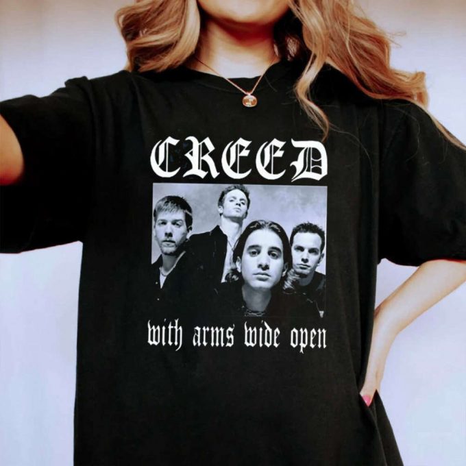Creed 2024 Tour Summer Of 99 Shirt: The Ultimate Fan Merchandise For Creed Band S Concerts &Amp; Tours! 3