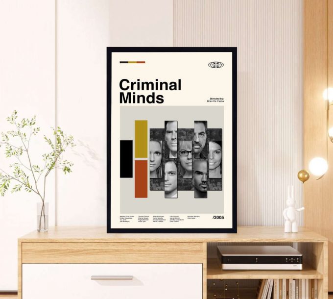 Criminal Minds Movie - Brian De Palma - Retro Movie Poster For Home Decor Gift - Minimalist Art - Vintage Poster For Home Decor Gift - Modern Art - Wall Decor - Home Decor 3