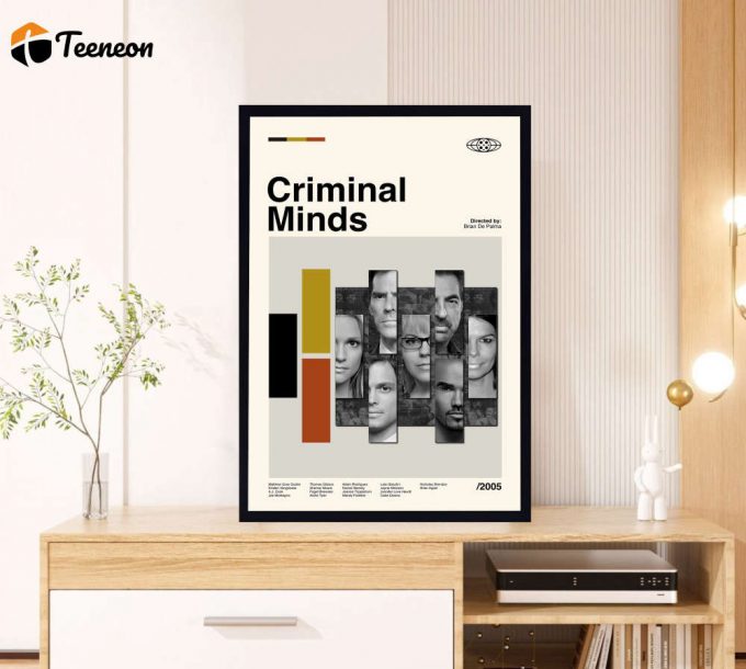 Criminal Minds Movie - Brian De Palma - Retro Movie Poster For Home Decor Gift - Minimalist Art - Vintage Poster For Home Decor Gift - Modern Art - Wall Decor - Home Decor 1
