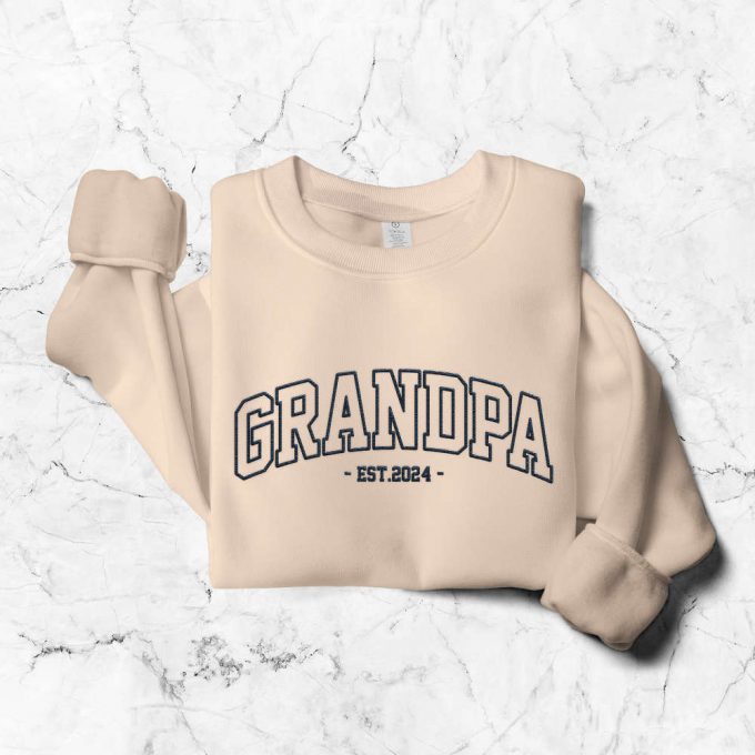 Personalized Embroidered Sweatshirt For Family: Custom Text Matching Daddy Mommy Design 6