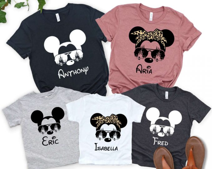 Custom Disney Family Vacation Shirt,Disney Personalization Shirt,Mickey And Minnie,Disney Trip Shirt,Disney Vacation Shirt,Disney Family Tee 2