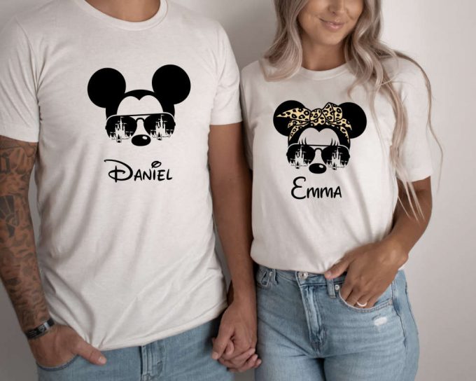 Custom Disney Family Vacation Shirt,Disney Personalization Shirt,Mickey And Minnie,Disney Trip Shirt,Disney Vacation Shirt,Disney Family Tee 3