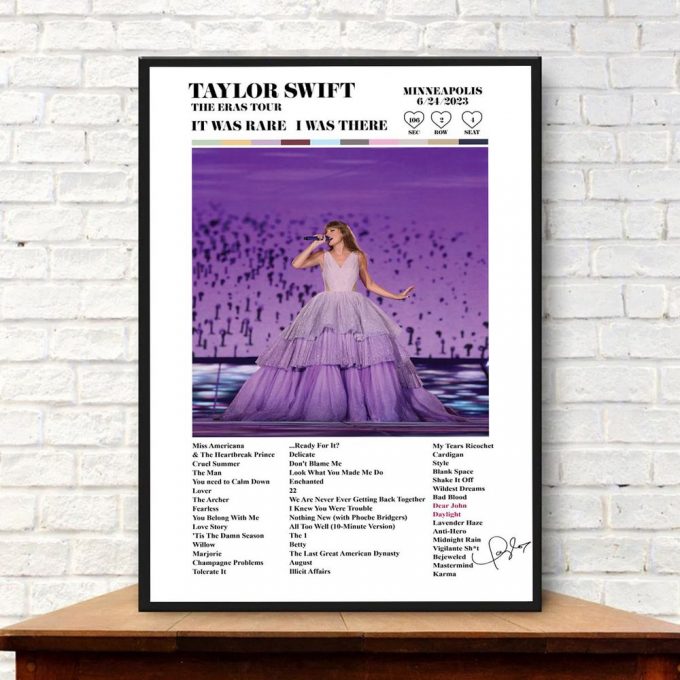 Custom Eras Tour Poster For Home Decor Gift, Taylor The Eras Tour Poster For Home Decor Gift 3