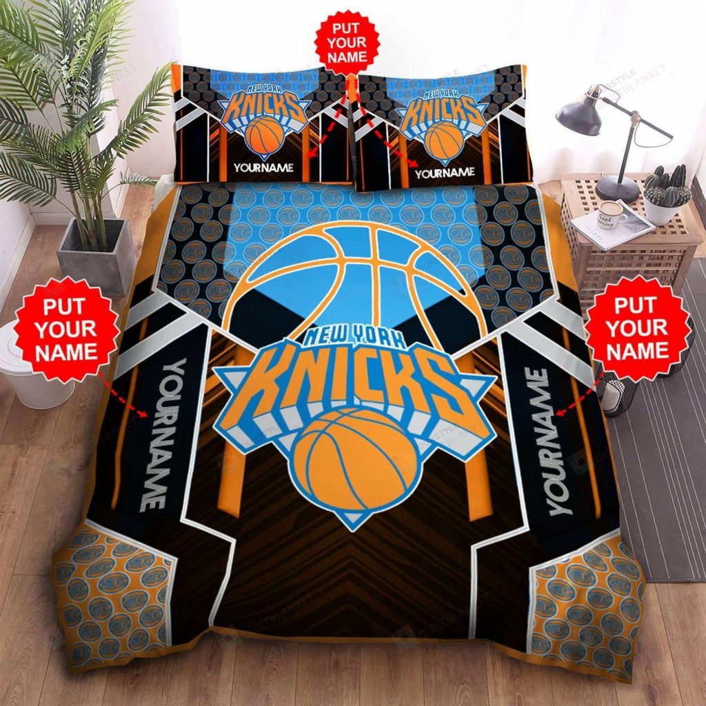 Personalized New York Knicks Bedding Set Gift For Fans: Perfect Fan Gift! 2