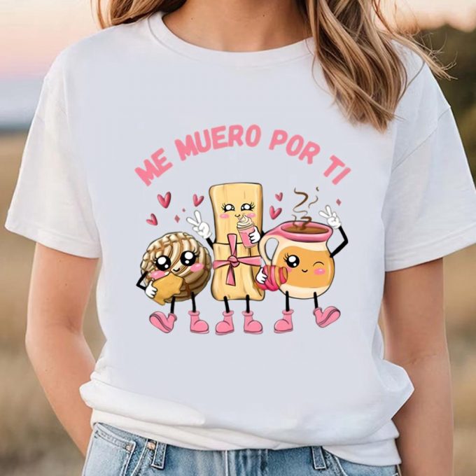 Cute Valentines Day Shirts, Mexican Valentine Supersoft Shirt 4