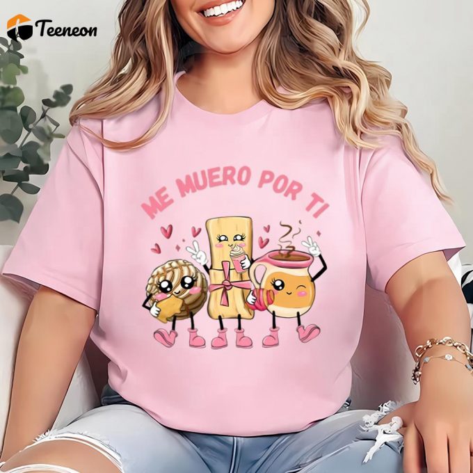 Cute Valentines Day Shirts, Mexican Valentine Supersoft Shirt 1