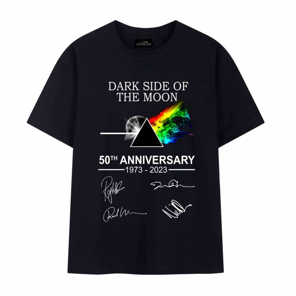 Dark Side Of The Moon 50Th Anniversary 1973-2023 Signatures Pink Floyd Shirt 14