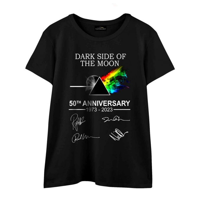 Dark Side Of The Moon 50Th Anniversary 1973-2023 Signatures Pink Floyd Shirt 4