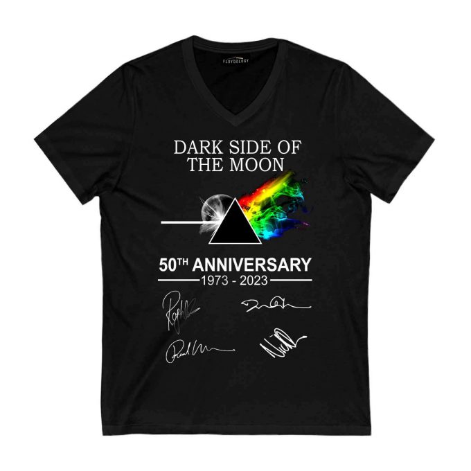 Dark Side Of The Moon 50Th Anniversary 1973-2023 Signatures Pink Floyd Shirt 5