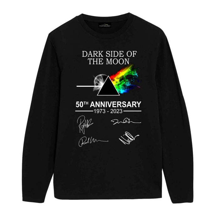 Dark Side Of The Moon 50Th Anniversary 1973-2023 Signatures Pink Floyd Shirt 8