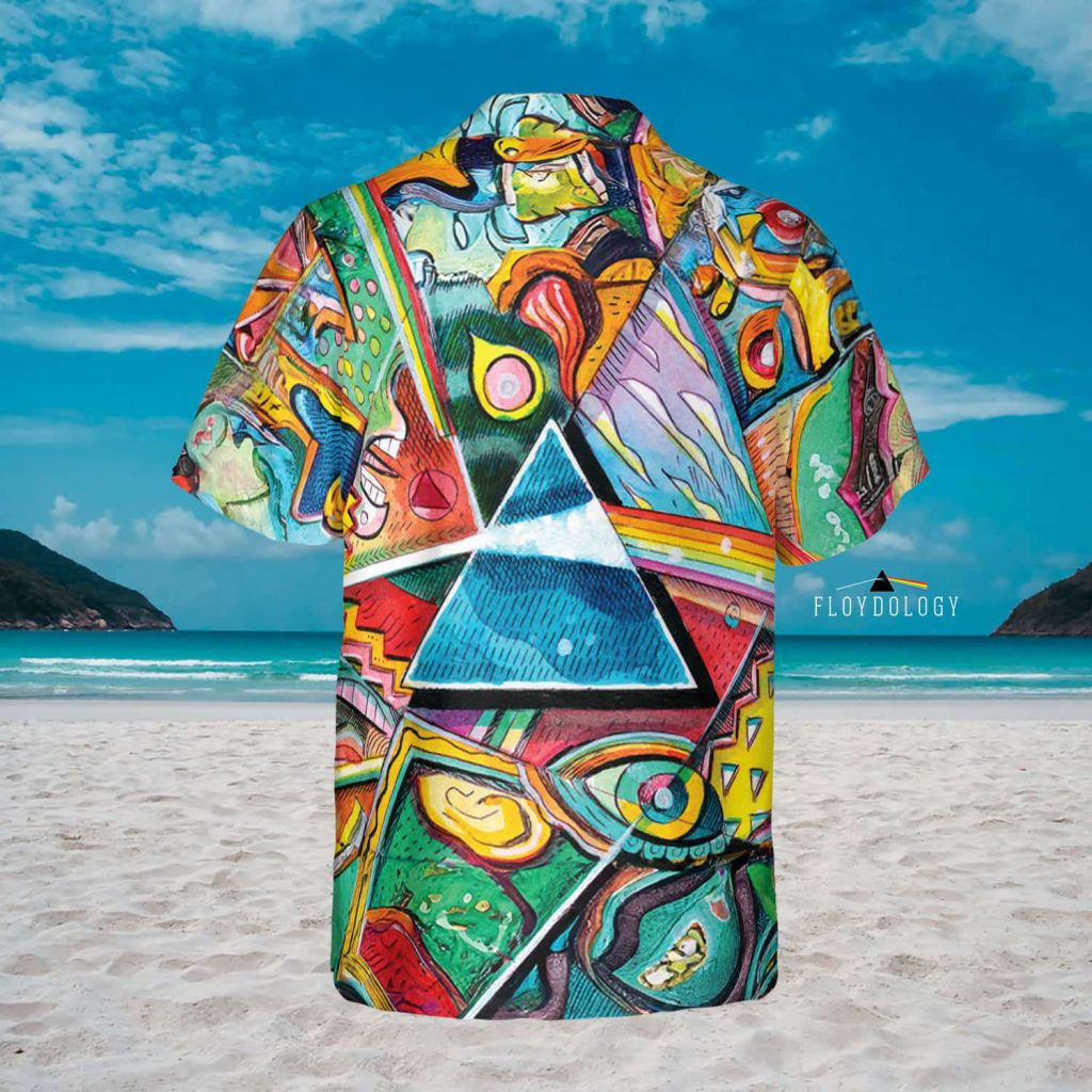 Dark Side Of The Moon Pop Art Hawaiian Pink Floyd Shirt 11