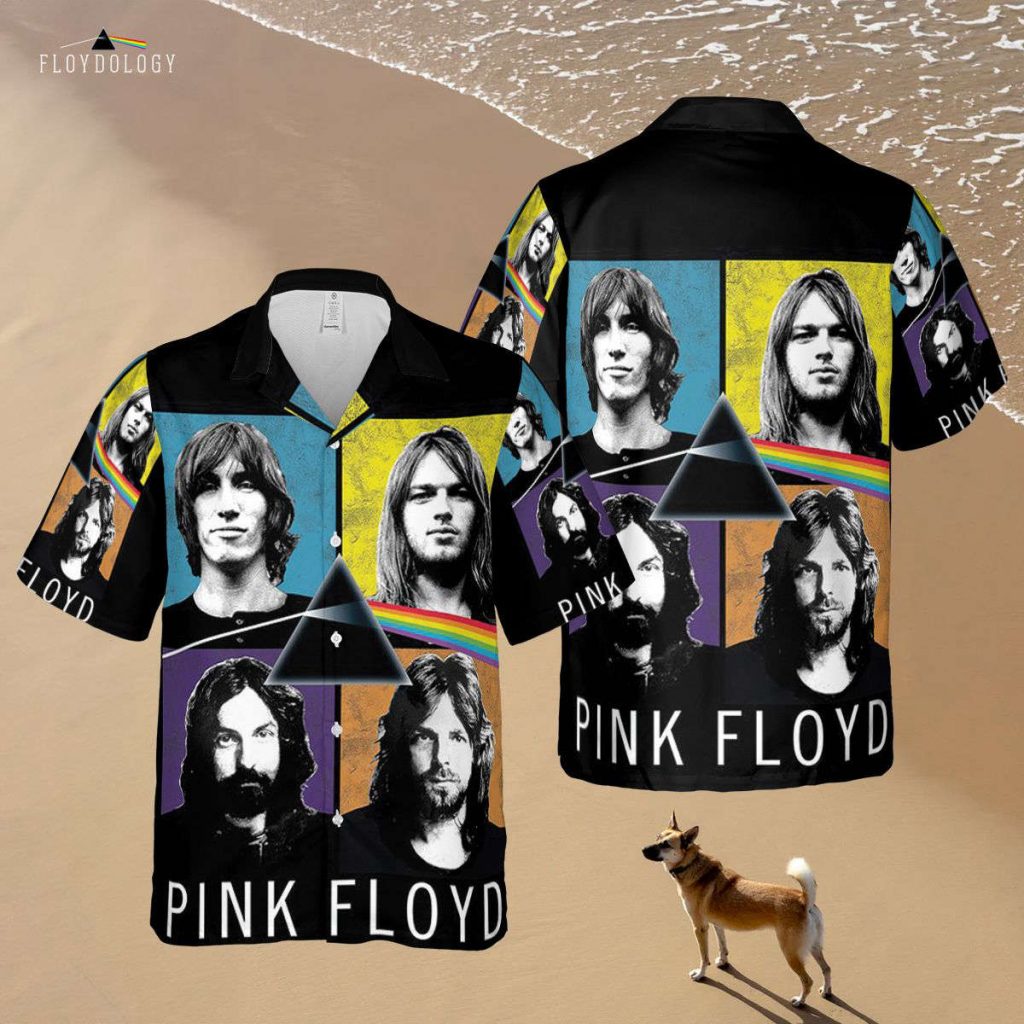 David Gilmour Roger Waters Rick Wright Nick Mason Pink Floyd Hawaiian Shirt 4