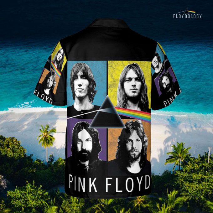David Gilmour Roger Waters Rick Wright Nick Mason Pink Floyd Hawaiian Shirt 2