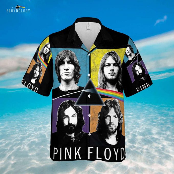 David Gilmour Roger Waters Rick Wright Nick Mason Pink Floyd Hawaiian Shirt 3