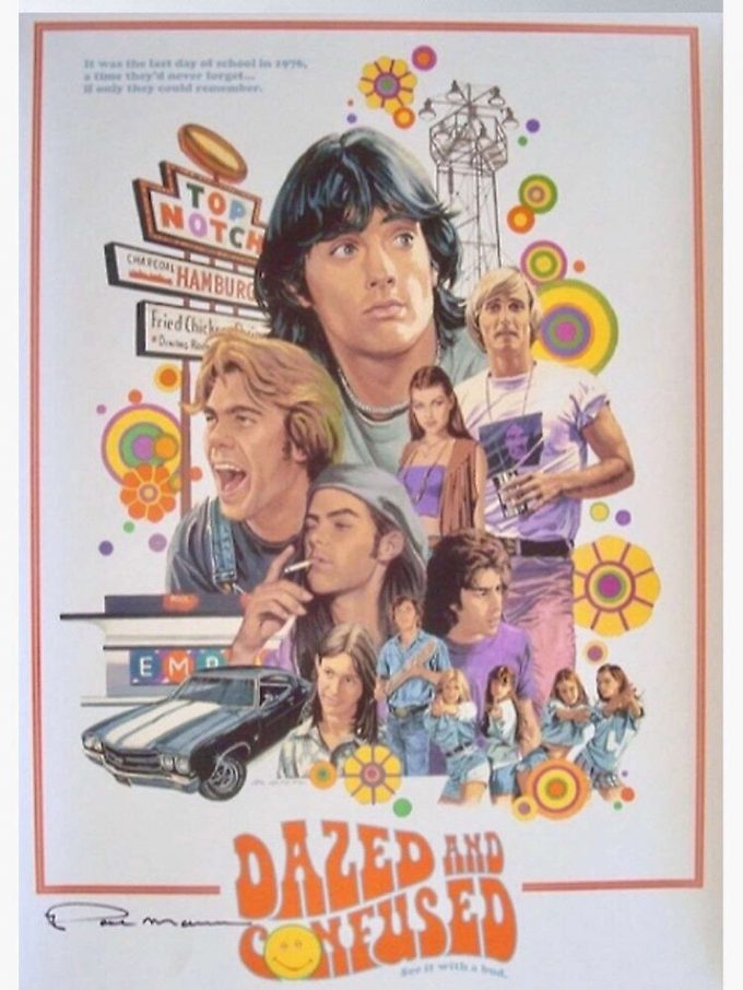 Dazed And Confused - Vintage Premium Matte Vertical Poster For Home Decor Gift 2