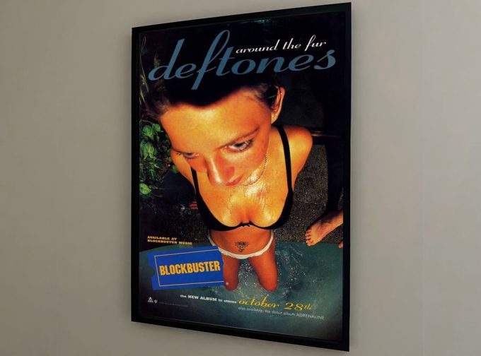 Deftone Poster For Home Decor Gifts - Around The Fur, Band Poster 2