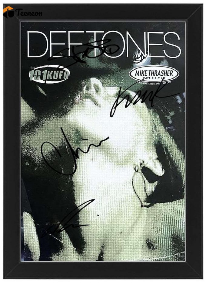 Deftone Signed Vintage Poster For Home Decor Gift Deftone Album Art Deftone Retro Art 1