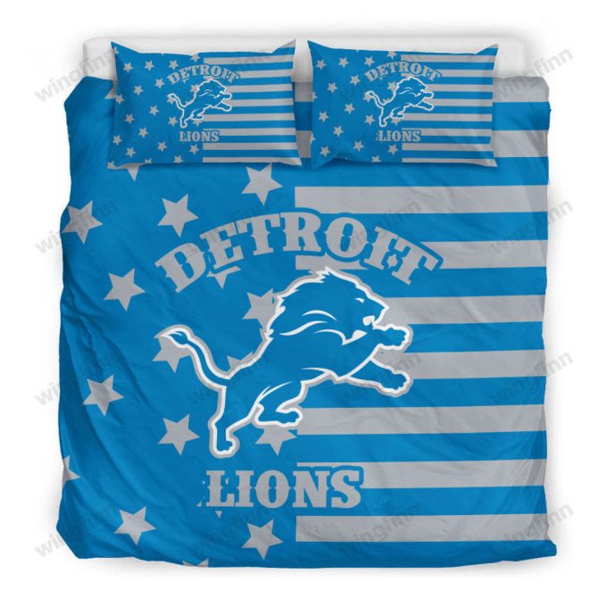 Ultimate Detroit Lions 3Pcs Bedding Set Gift For Fans - Perfect Gift For Fans - Duvet Cover &Amp;Amp; Pillow Cases Set 1785 1