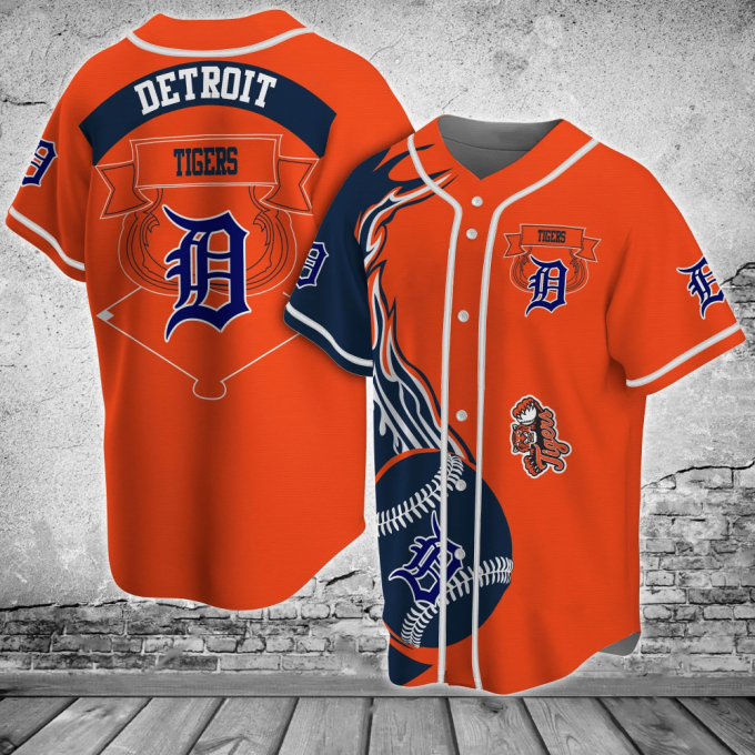 Detroit Tigers Mlb Baseball Jersey Shirt Classic 2