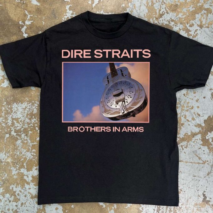 Vintage Dire Straits Brothers In Arms Tour 1985 Mark Knopfler T-Shirt: Limited Edition 2