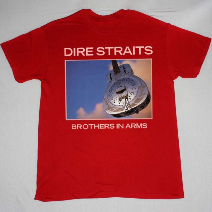 Vintage Dire Straits Brothers In Arms Tour 1985 Mark Knopfler T-Shirt: Limited Edition 4