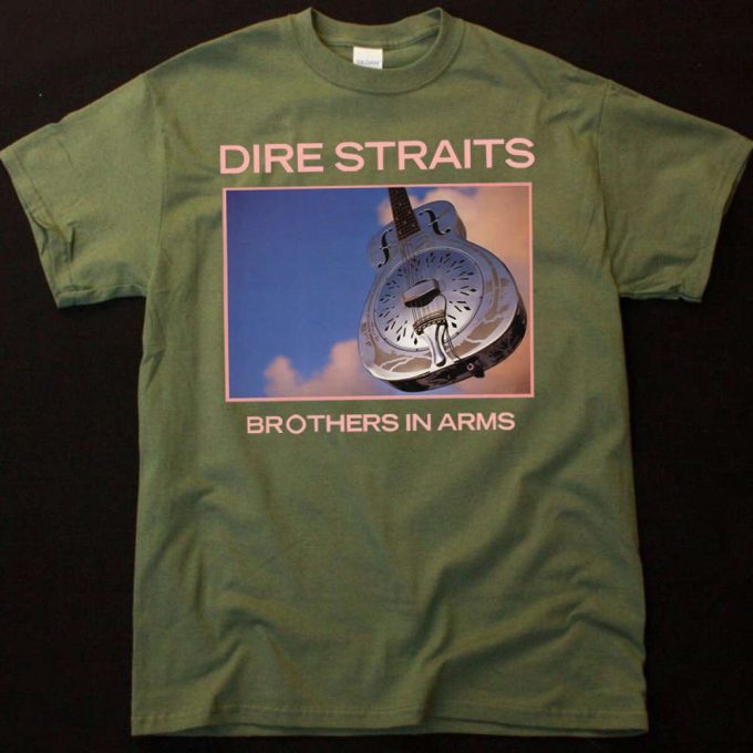 Vintage Dire Straits Brothers In Arms Tour 1985 Mark Knopfler T-Shirt: Limited Edition 5