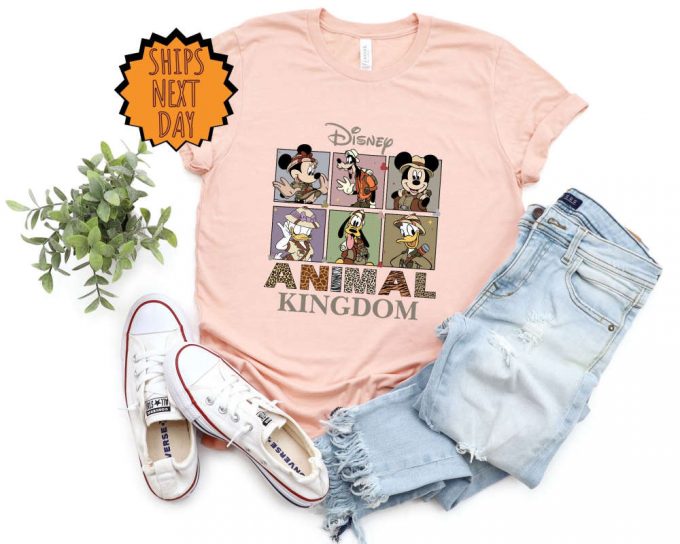 Disney Animal Kingdom Shirt, Disney Mickey Safari Shirt, Mickey And Friends Shirt, Vintage Safari Travel Shirt ,Disney Vacation Shirt 5