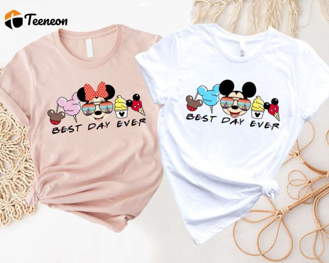 Disney Best Day Ever: Snacks Tee Couple Shirts &Amp;Amp; Matching Trip Shirts 1