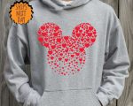 Disney Couple Shirts Mickey and Minnie Heart Sweatshirt, Valentine Gift For Couples, Heart  Magic Trip, Disneyworld Valentines Travel Shirt