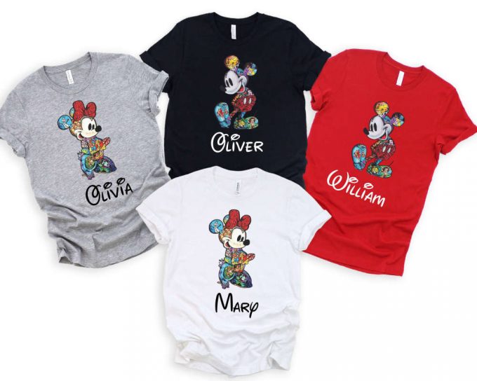 Disney Family Sweatshirt, Mickey And Minnie Sweatshirt, Disney Trip Sweater, Disney Vacation Sweater, Disney Custom Family Sweater 2