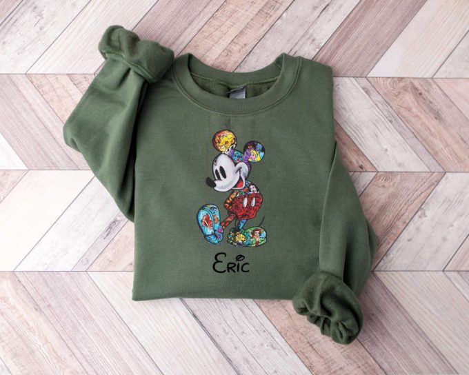 Disney Family Sweatshirt, Mickey And Minnie Sweatshirt, Disney Trip Sweater, Disney Vacation Sweater, Disney Custom Family Sweater 3