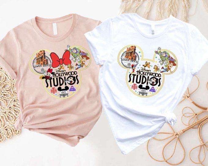 Disney Hollywood Studios Shirt: Mickey And Minnie Trip 2024 - Perfect Family Vacation Attire 2