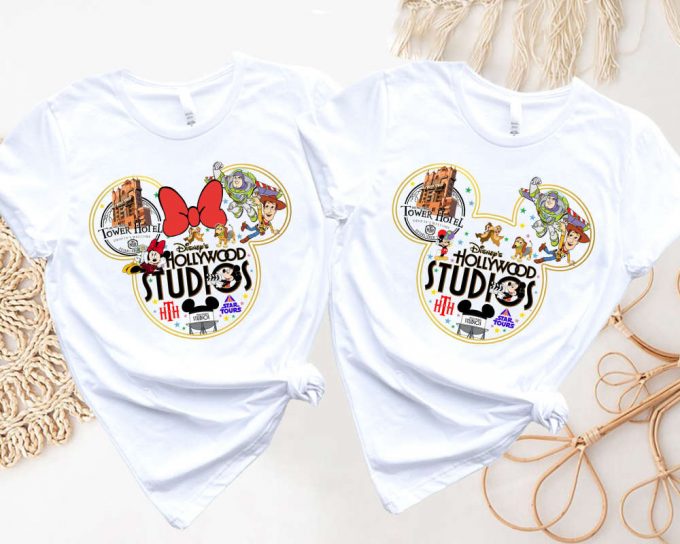 Disney Hollywood Studios Shirt: Mickey And Minnie Trip 2024 - Perfect Family Vacation Attire 3